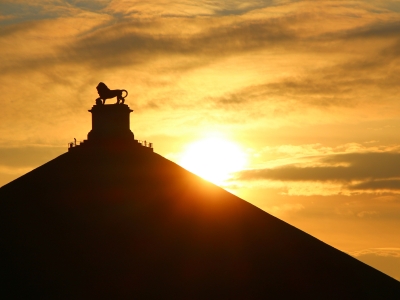 Le Butte de Lion, monument aan de slag bij Waterloo